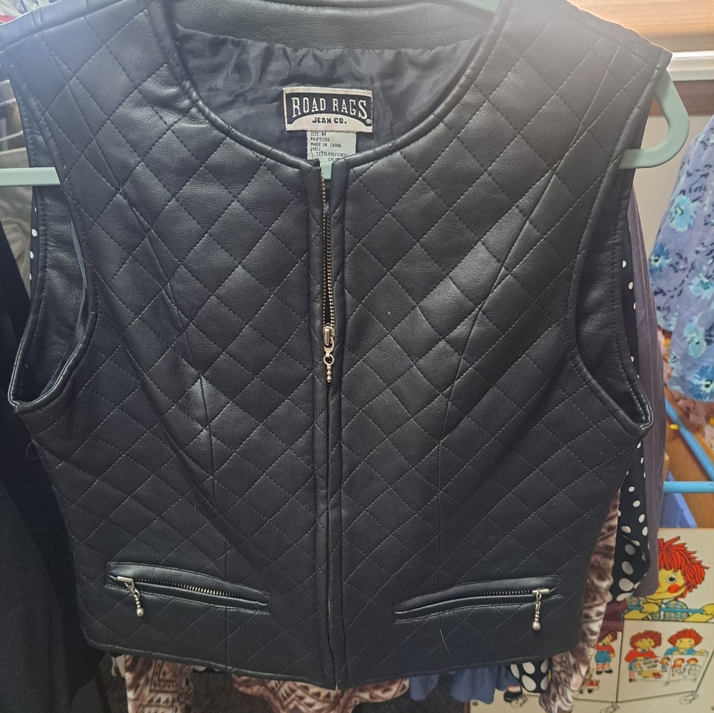 Black Quilted Women's Vest